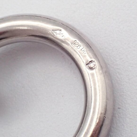 HERMES Chaine D'ancre GM Chain Bracelet Sterling Silver 12 Link Toggle 310LC541 - Picture 7 of 9